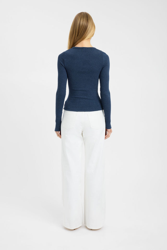 Bec Button Long Sleeve Top