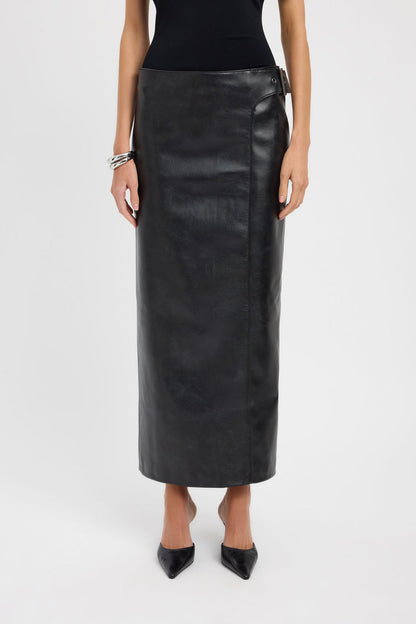Heavy Phoenix Belted Maxi Skirt