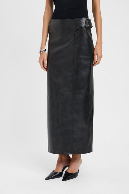 Heavy Phoenix Belted Maxi Skirt